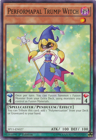 Performapal Trump Witch [SP15-EN027] Common Yu-Gi-Oh!