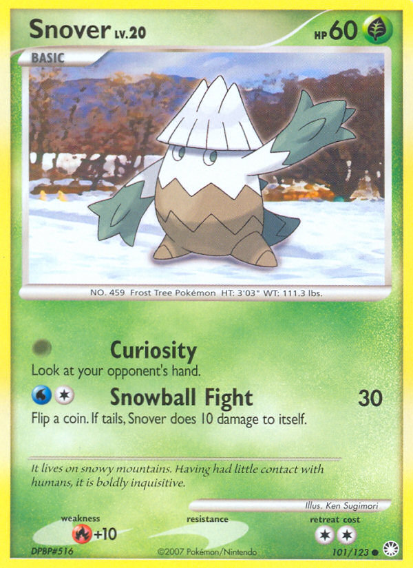 Snover (101/123) [Diamond & Pearl: Mysterious Treasures] Pokémon