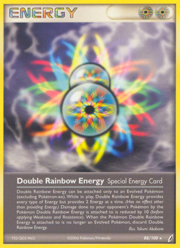 Double Rainbow Energy (88/100) [EX: Crystal Guardians] Pokémon