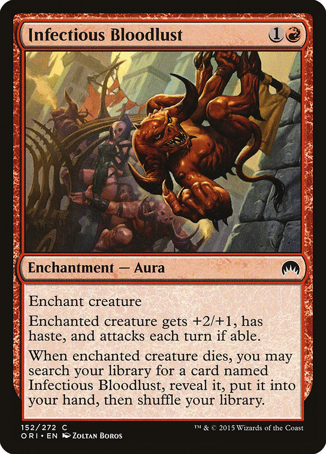 Infectious Bloodlust [Magic Origins] Magic: The Gathering