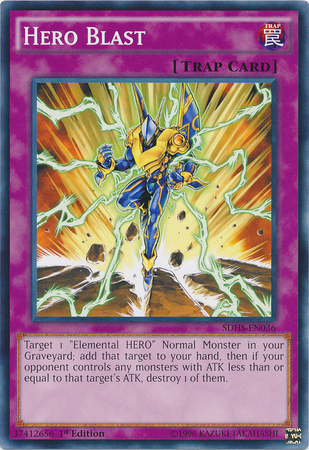 Hero Blast [SDHS-EN036] Common Yu-Gi-Oh!