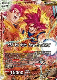 Super Saiyan Son Goku // SSG Son Goku, Surge of Divinity (EX09-03) [Saiyan Surge] Dragon Ball Super