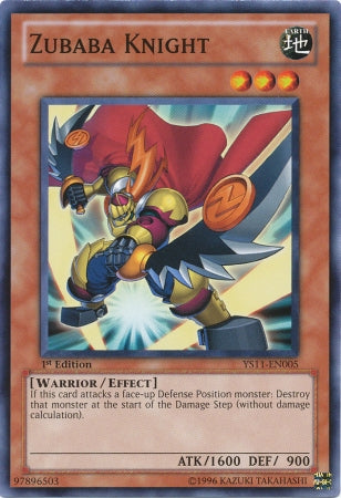 Zubaba Knight [YS11-EN005] Common Yu-Gi-Oh!