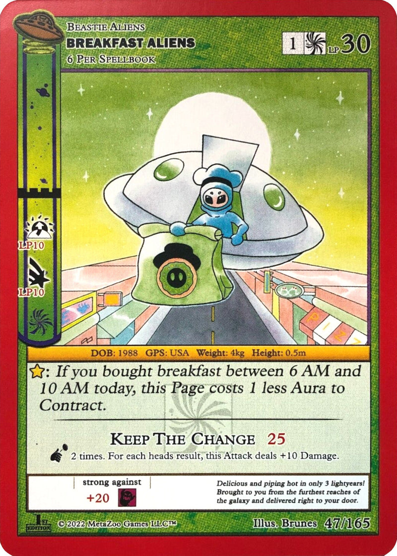 Breakfast Aliens [Cryptid Nation: UFO First Edition] Metazoo