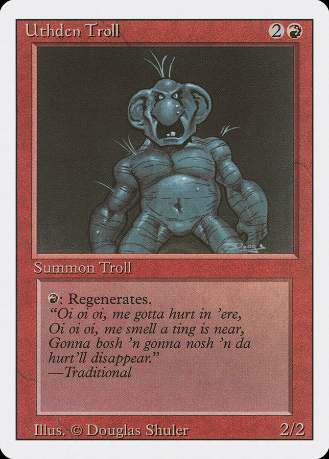 Uthden Troll [Revised Edition] Magic: The Gathering