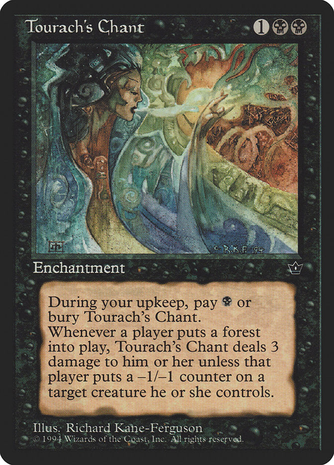 Tourach's Chant [Fallen Empires] Magic: The Gathering