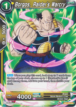 Borgos, Raider's Warcry (DB1-074) [Dragon Brawl] Dragon Ball Super