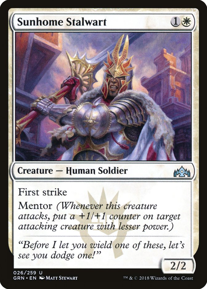 Sunhome Stalwart [Guilds of Ravnica] Magic: The Gathering