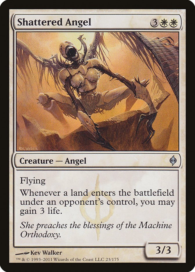 Shattered Angel [New Phyrexia] Magic: The Gathering