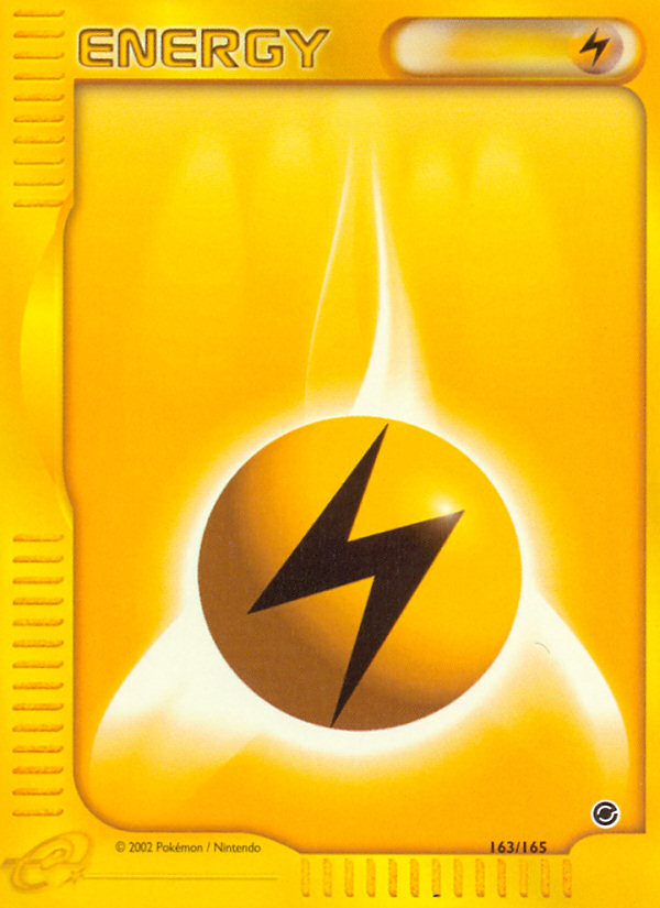 Lightning Energy (163/165) [Expedition: Base Set] Pokémon