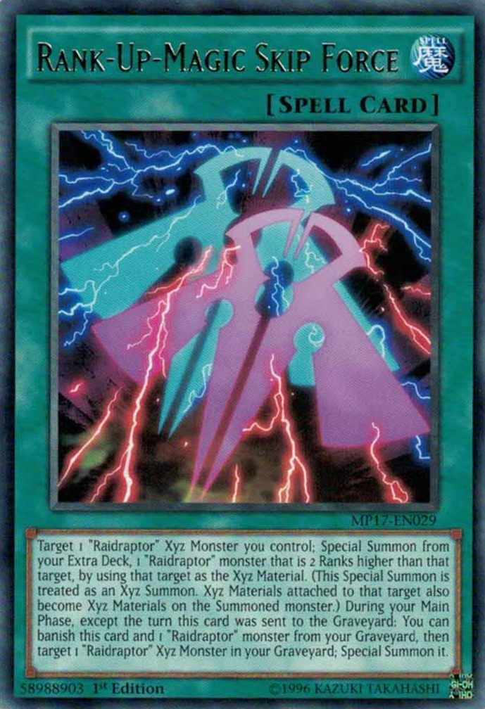 Rank-Up-Magic Skip Force [MP17-EN029] Rare Yu-Gi-Oh!