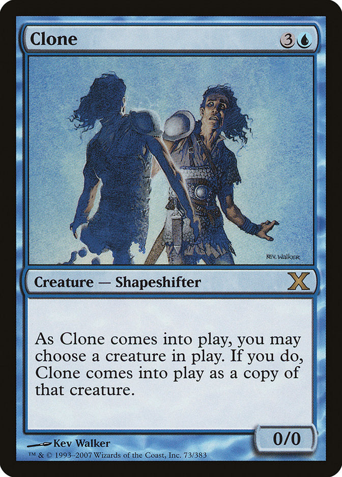 Clone [Tenth Edition] Magic: The Gathering