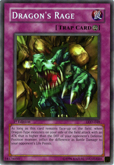 Dragon's Rage [LOD-048] Common Yu-Gi-Oh!