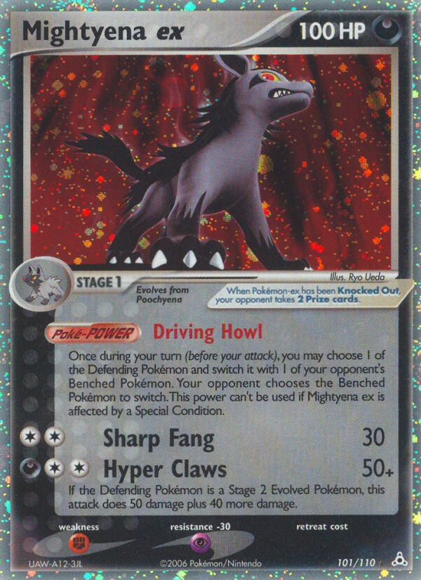 Mightyena ex (101/110) [EX: Holon Phantoms] Pokémon