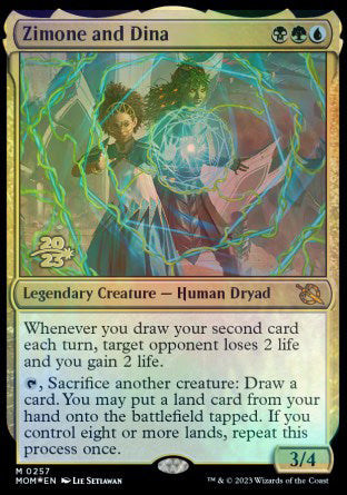 Zimone and Dina [March of the Machine Prerelease Promos] Magic: The Gathering