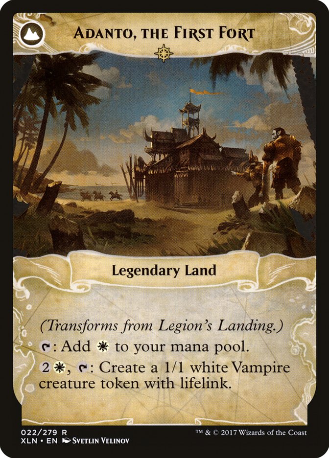 Legion's Landing // Adanto, the First Fort [Ixalan] Magic: The Gathering