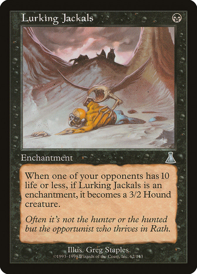 Lurking Jackals [Urza's Destiny] Magic: The Gathering
