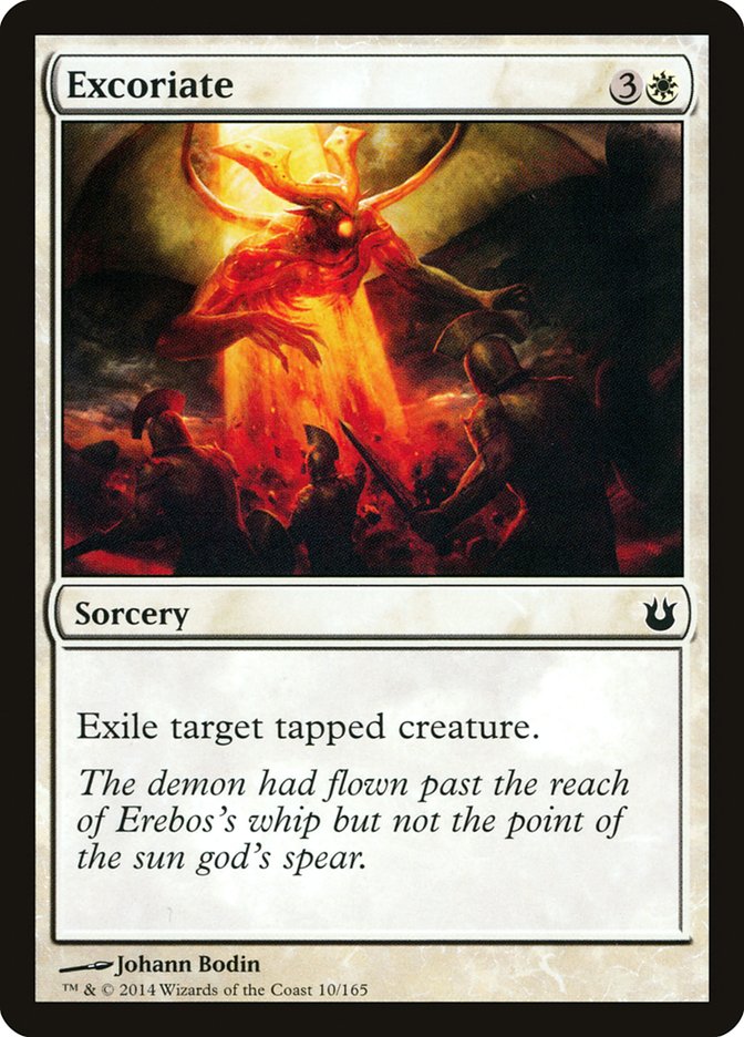 Excoriate [Born of the Gods] Magic: The Gathering