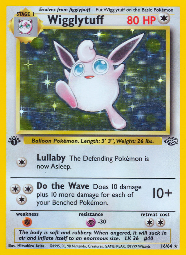 Wigglytuff (16/64) [Jungle 1st Edition] Pokémon