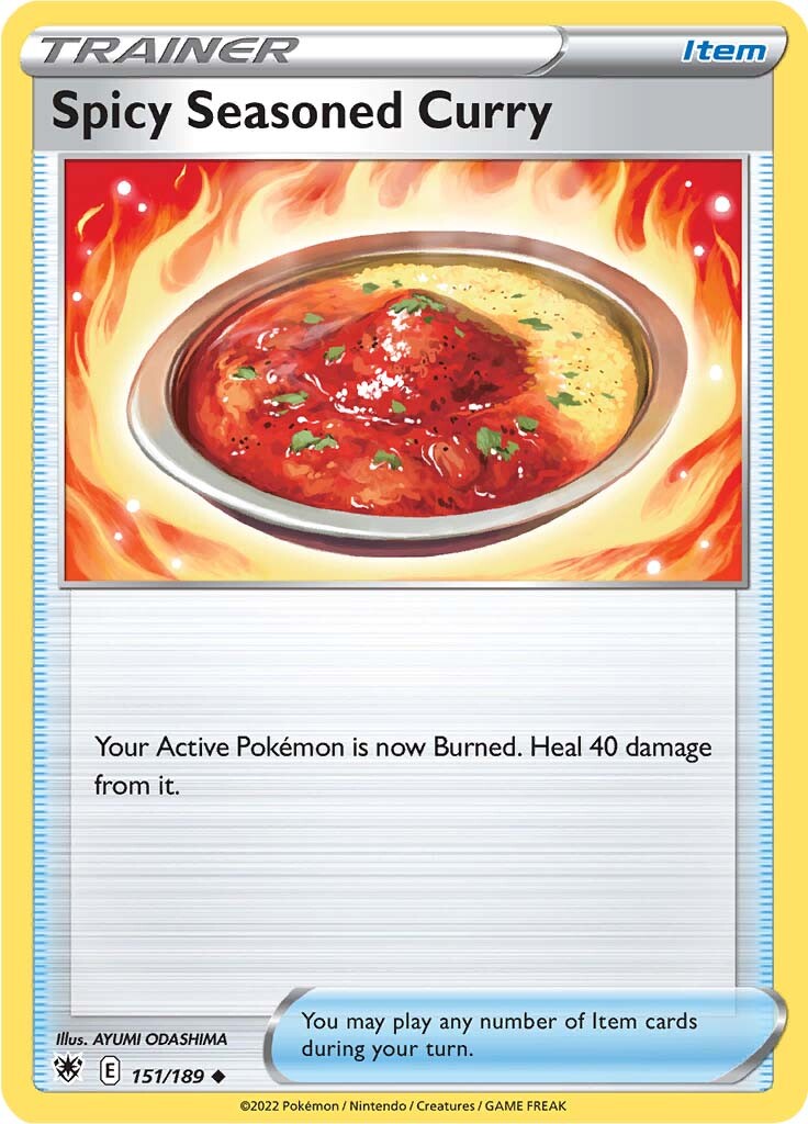 Spicy Seasoned Curry (151/189) [Sword & Shield: Astral Radiance] Pokémon