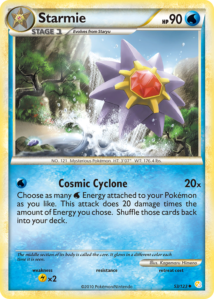 Starmie (53/123) [HeartGold & SoulSilver: Base Set] Pokémon