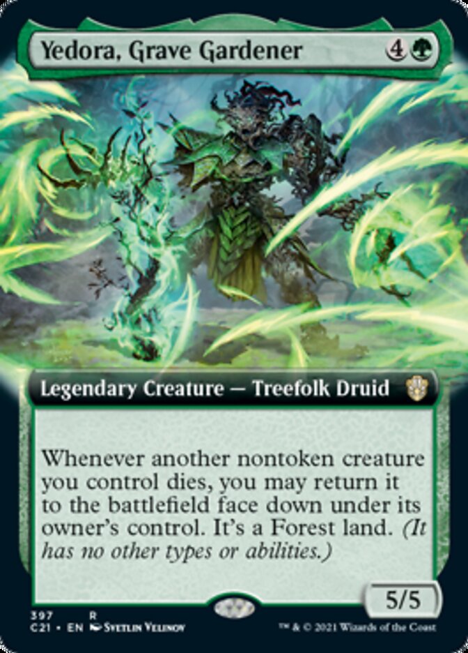 Yedora, Grave Gardener (Extended Art) [Commander 2021] Magic: The Gathering
