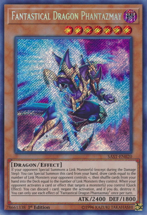 Fantastical Dragon Phantazmay [SAST-EN020] Secret Rare Yu-Gi-Oh!