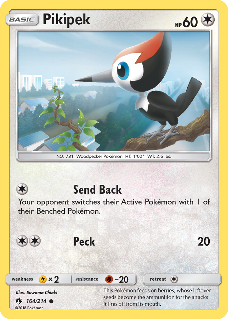 Pikipek (164/214) [Sun & Moon: Lost Thunder] Pokémon