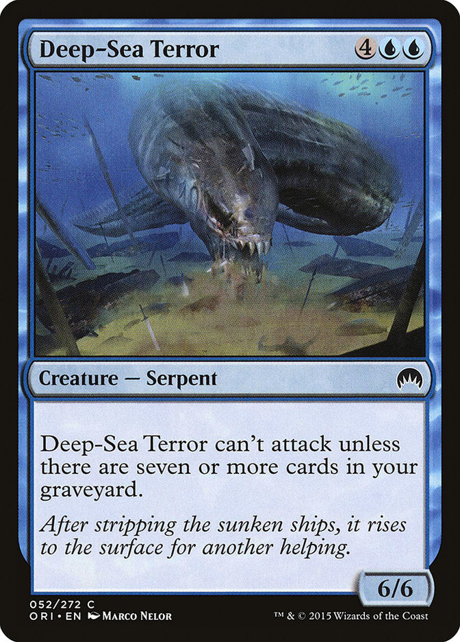 Deep-Sea Terror [Magic Origins] Magic: The Gathering