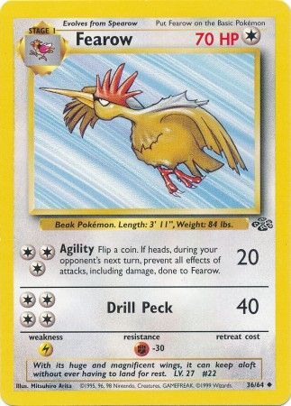 Fearow (36/64) [Jungle Unlimited] Pokémon