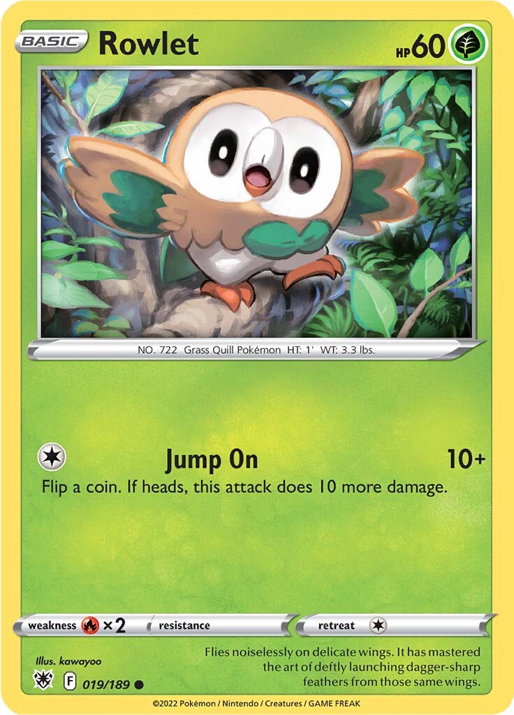 Rowlet (019/189) [Sword & Shield: Astral Radiance] Pokémon