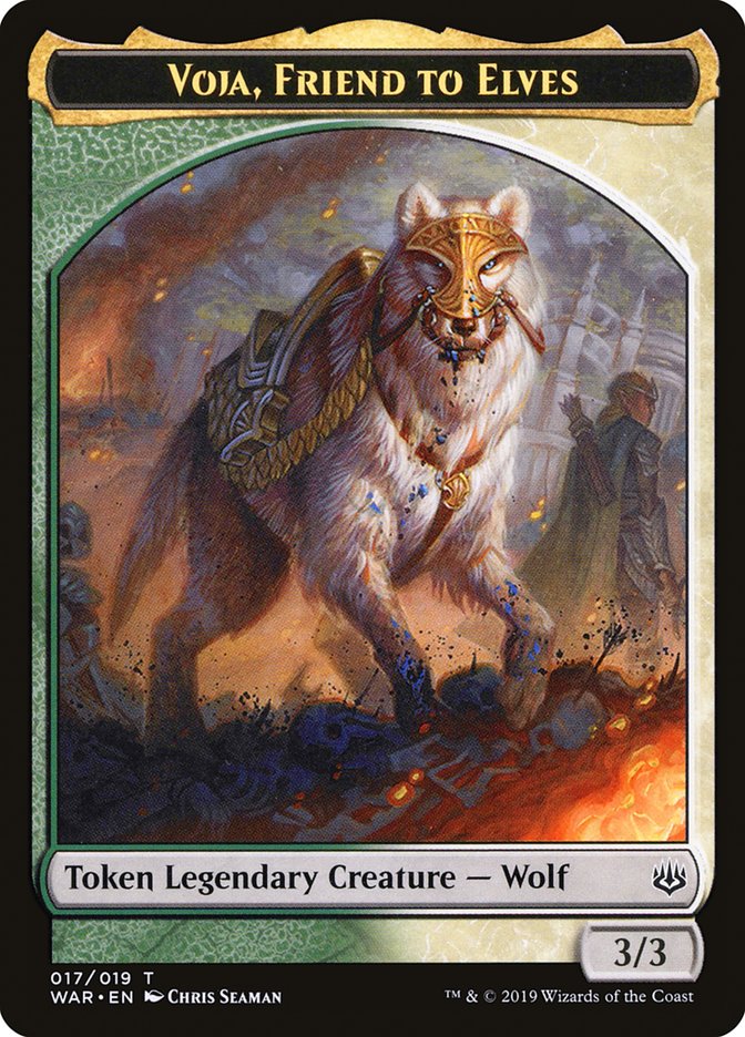 Voja, Friend to Elves Token [War of the Spark Tokens] Magic: The Gathering