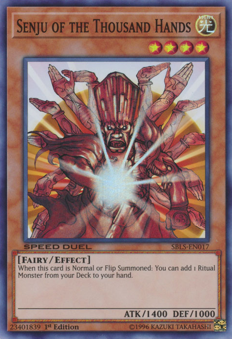 Senju of the Thousand Hands [SBLS-EN017] Super Rare Yu-Gi-Oh!