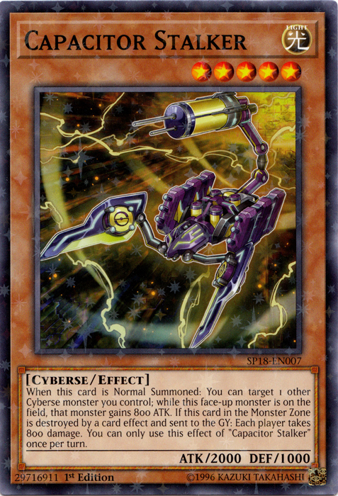 Capacitor Stalker [SP18-EN007] Starfoil Rare Yu-Gi-Oh!