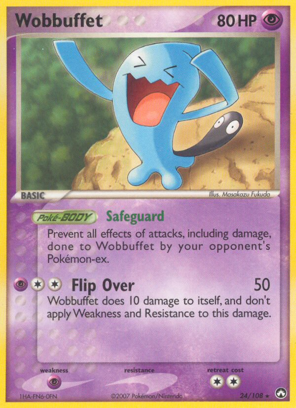 Wobbuffet (24/108) [EX: Power Keepers] Pokémon