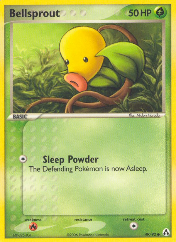 Bellsprout (49/92) [EX: Legend Maker] Pokémon