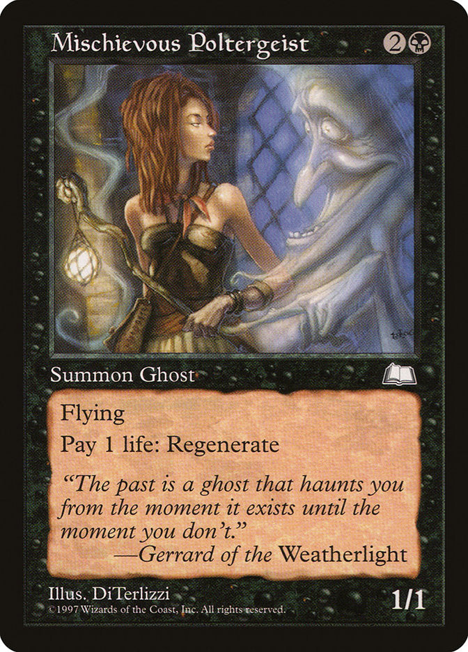 Mischievous Poltergeist [Weatherlight] Magic: The Gathering