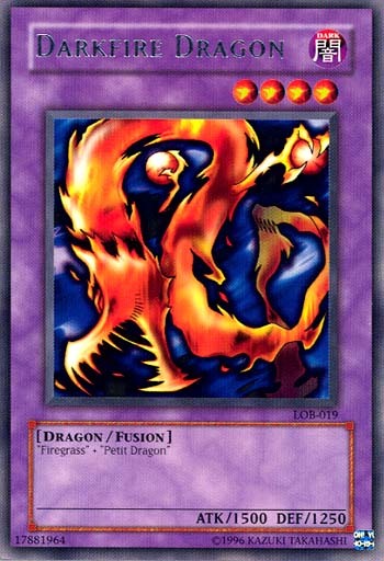 Darkfire Dragon [LOB-019] Rare Yu-Gi-Oh!