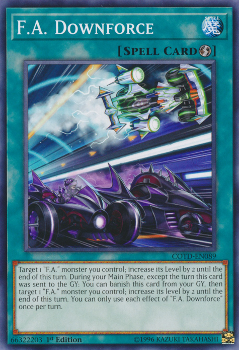 F.A. Downforce [COTD-EN089] Common Yu-Gi-Oh!