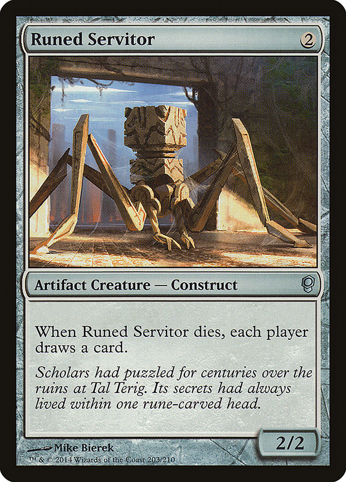 Runed Servitor [Conspiracy] Magic: The Gathering