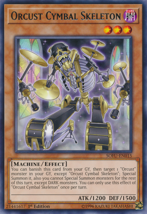 Orcust Cymbal Skeleton [SOFU-EN015] Rare Yu-Gi-Oh!