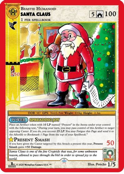 Santa Claus [Holiday Promos 2020] Metazoo