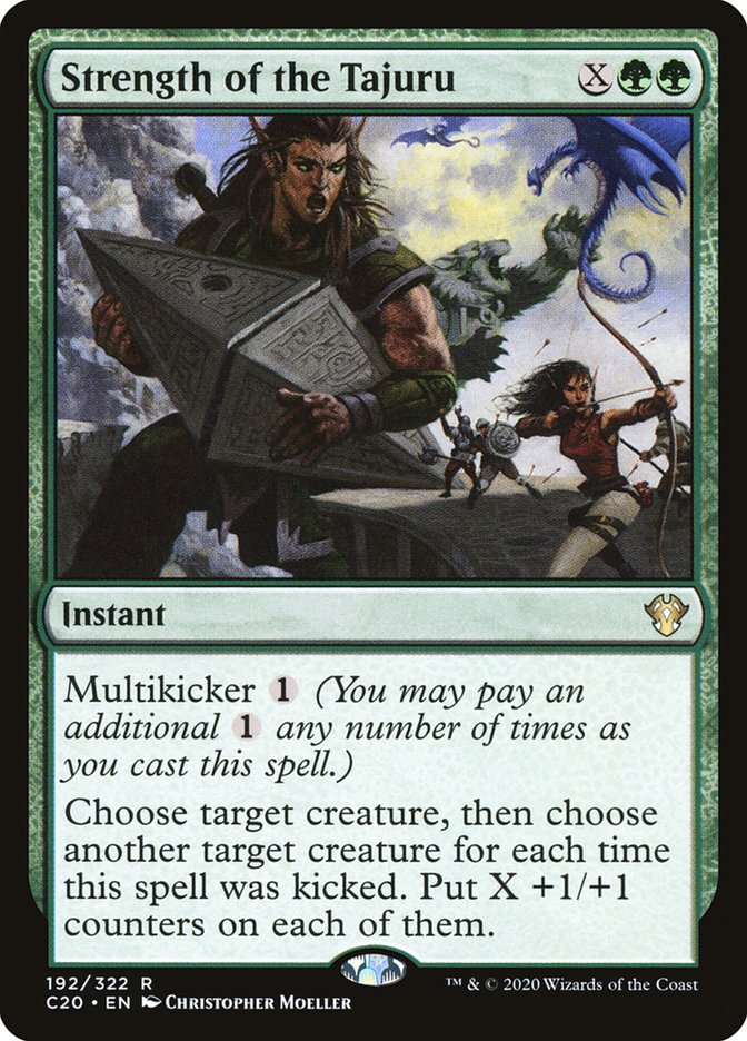 Strength of the Tajuru [Commander 2020] Magic: The Gathering