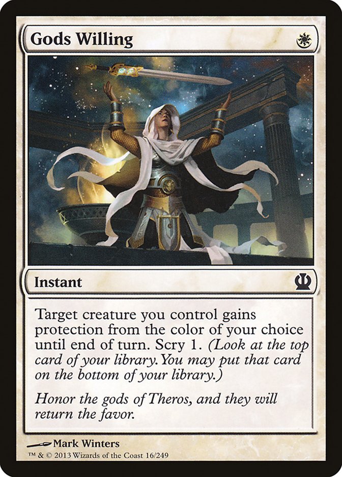 Gods Willing [Theros] Magic: The Gathering