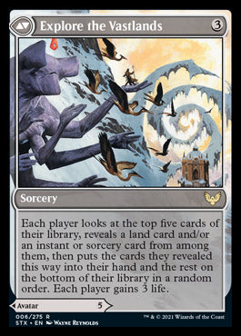 Wandering Archaic // Explore the Vastlands [Strixhaven: School of Mages] Magic: The Gathering