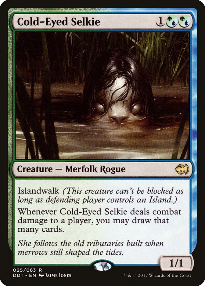 Cold-Eyed Selkie [Duel Decks: Merfolk vs. Goblins] Magic: The Gathering