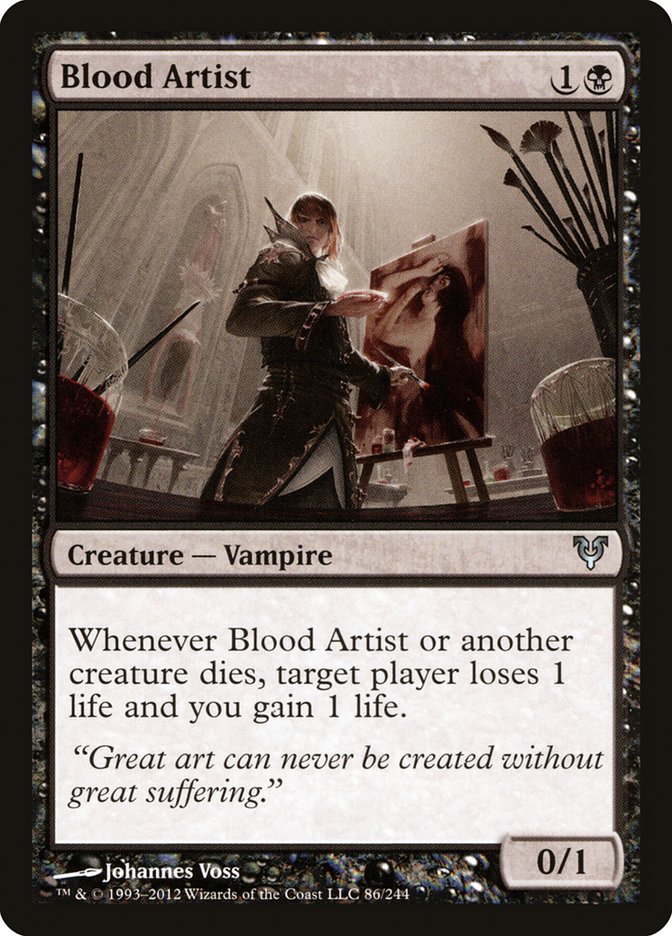 Blood Artist [Avacyn Restored] Magic: The Gathering