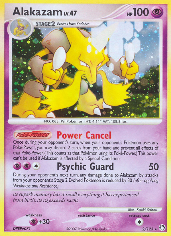 Alakazam (2/123) [Diamond & Pearl: Mysterious Treasures] Pokémon