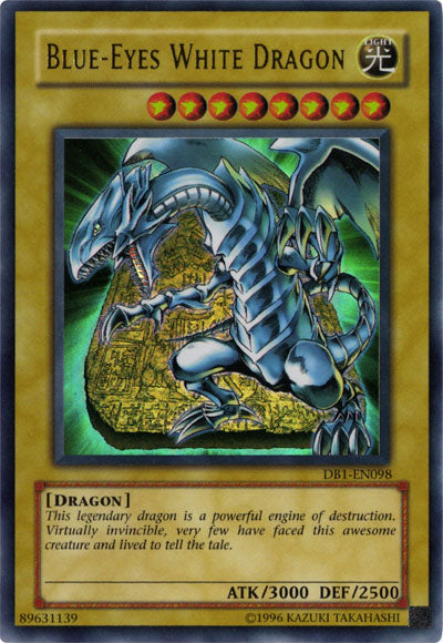 Blue-Eyes White Dragon [DB1-EN098] Ultra Rare Yu-Gi-Oh!