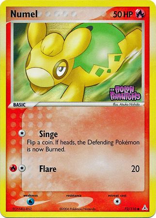 Numel (72/110) (Stamped) [EX: Holon Phantoms] Pokémon